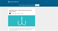 Desktop Screenshot of bloggershout.com